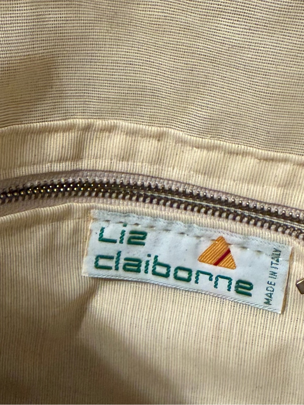 Vintage Liz Claiborne Yellow Woven Raffia Crossbody Clutch 80s Made In Italy - Picture 6 of 10